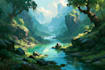 do environment concept art