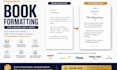 do book formatting for amazon book layout design manuscript paperback formatting