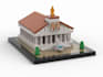 design 3d lego moc house lego technics using bricklink studio and instruction