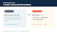 localize your app and website content into simplified chinese