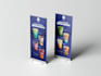 design your restaurant roller banner