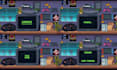 draw 8bit pixel art animation sprite sheet lofi animation animated gif scenery