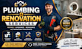 create a plumbing and roofing website with auto booking