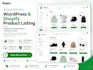 do shopify and wordpress woocommerce product listing with SEO