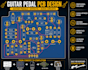 do guitar pedal pcb, guitar effects pcb, audio pcb, and schematics
