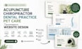 design acupuncture clinic chiropractor dental practice pet squarespace website