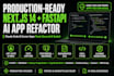 fix and refactor ai generated nextjs fastapi apps