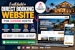 build a direct booking website for airbnb hosts
