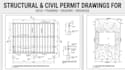structural, deck, basement, grading, framing, site and drainage permit drawing
