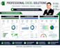 do excel data analysis, data cleaning and dashboard visualization