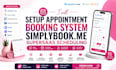 setup appointment square booking system simplybook  supersaas scheduling