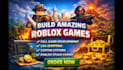 develop roblox game with custom map, building,  UI roblox studio