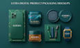 do ecover bundle, 3d ecover mockup, ebook set, digital product mockup ecover
