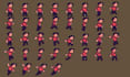 design 2d game pixel art characters, rpg charaters and game sprite