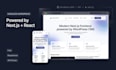 build a headless wordpress website using reactjs or nextjs