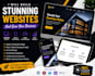 design a clean and professional business website