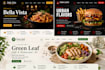design a restaurant website with admin panel
