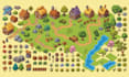 design isometric 2d game map pixel art tile map tabletop map design spritesheet