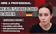 german real estate cold caller b2b kaltakquise b2b appointment setter
