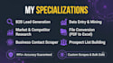 do web research, internet research, and data collection for your business