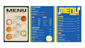 design menu, invitations, packaging and business cards