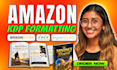 do amazon KDP book formatting, book cover design, kindle publishing