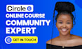 circle so online course setup circle so community manager membership website