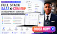 full stack webapp next js react laravel mern saas mvp node js crm erp automation