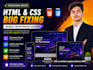 create a responsive webpage with HTML and CSS