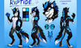 design detailed furry reference sheet, fursona characters, furry ref sheet oc