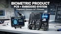 design biometric product, sensor pcb and embedded system