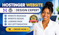 hostinger website design hostinger website redesign hostinger website design seo