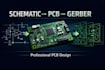 convert your schematic into a pcb layout and gerber files