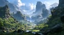 fantasy landscapes, illustration and environment