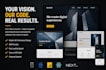 design a modern one page landing site