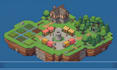 do isometric pixel art tilemap tileset 2d game asset rpg background environment