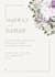 design a beautiful custom wedding invitation