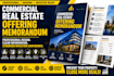 design a commercial real estate offering memorandum