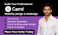 design carrd website, carrd landing page and carrd redesign