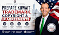 prepare kuwait trademark and copyright documents