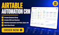 setup airtable database, softr webapp design n8n API make com zapier adalo glide