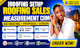 iroofing setup roofing sales measurement CRM estimating proposal catalog