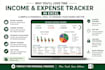 create a professional income and expense tracker in excel
