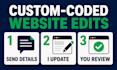 make quick website edits and content updates