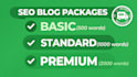 write SEO blog posts
