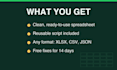 clean and automate excel google sheets and CSV data workflows