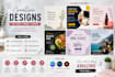 design professional canva social media posts