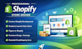 build shopify store, redesign shopify store, shopify dropshipping store