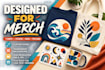 create custom t shirt sticker and merchandise designs