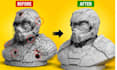 do 3d modeling, 3d design and create stl files
